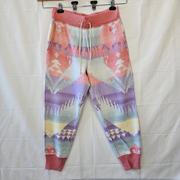 Polo Ralph Lauren Women's Tribal Joggers Pink Size Small - Picture 1 of 10